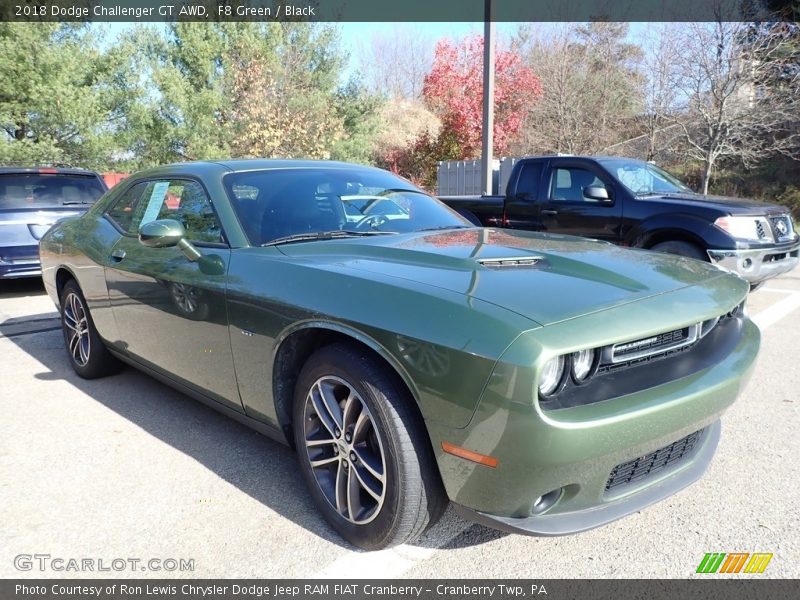 F8 Green / Black 2018 Dodge Challenger GT AWD