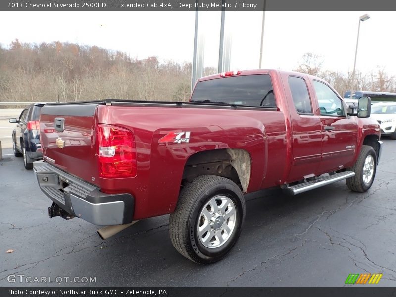Deep Ruby Metallic / Ebony 2013 Chevrolet Silverado 2500HD LT Extended Cab 4x4