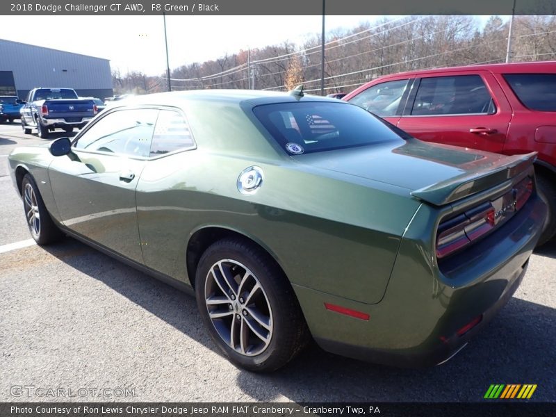 F8 Green / Black 2018 Dodge Challenger GT AWD