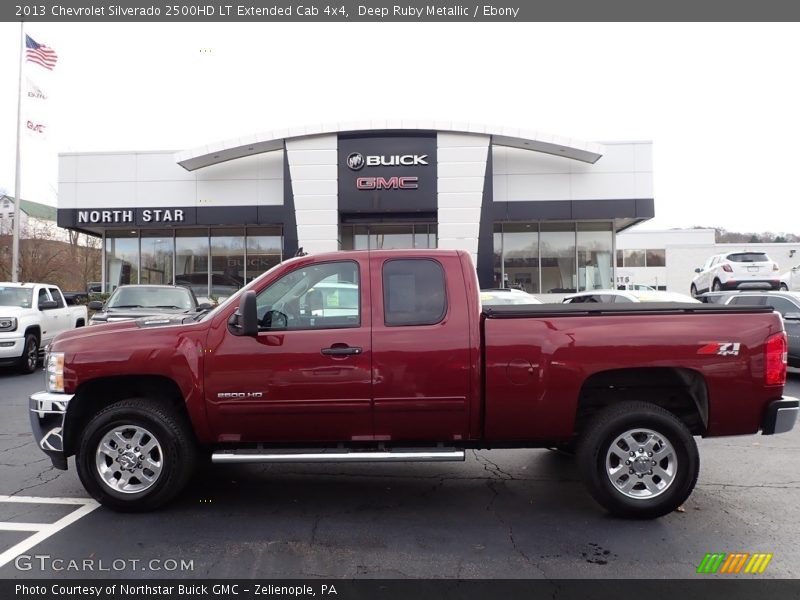 Deep Ruby Metallic / Ebony 2013 Chevrolet Silverado 2500HD LT Extended Cab 4x4