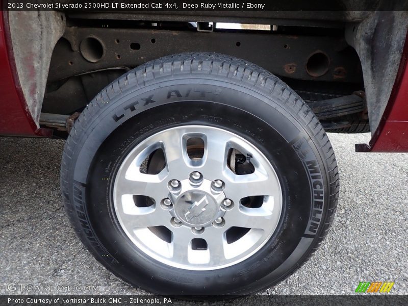 Deep Ruby Metallic / Ebony 2013 Chevrolet Silverado 2500HD LT Extended Cab 4x4
