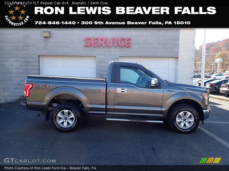 Magnetic / Earth Gray 2017 Ford F150 XLT Regular Cab 4x4