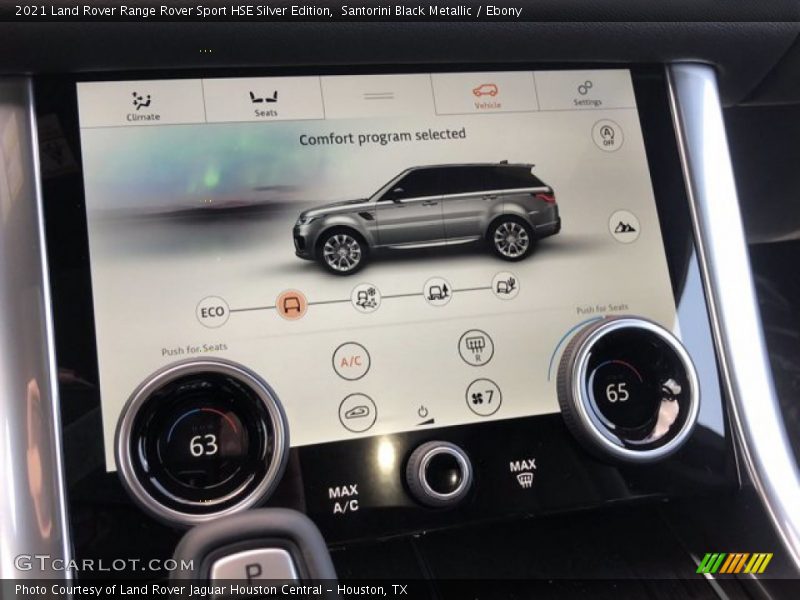 Santorini Black Metallic / Ebony 2021 Land Rover Range Rover Sport HSE Silver Edition