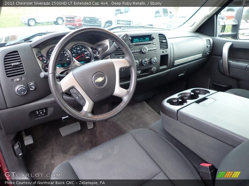 Deep Ruby Metallic / Ebony 2013 Chevrolet Silverado 2500HD LT Extended Cab 4x4