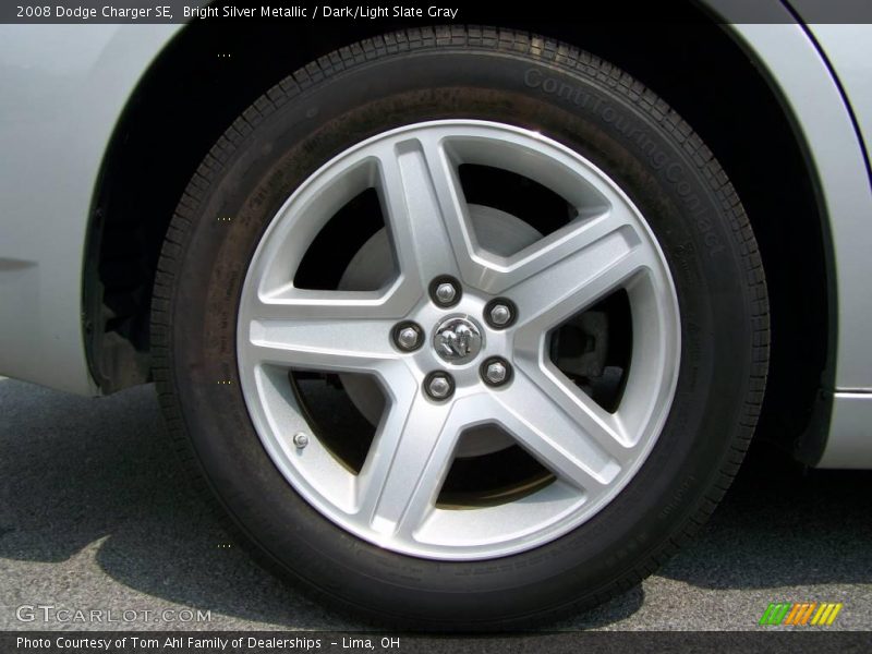 Bright Silver Metallic / Dark/Light Slate Gray 2008 Dodge Charger SE