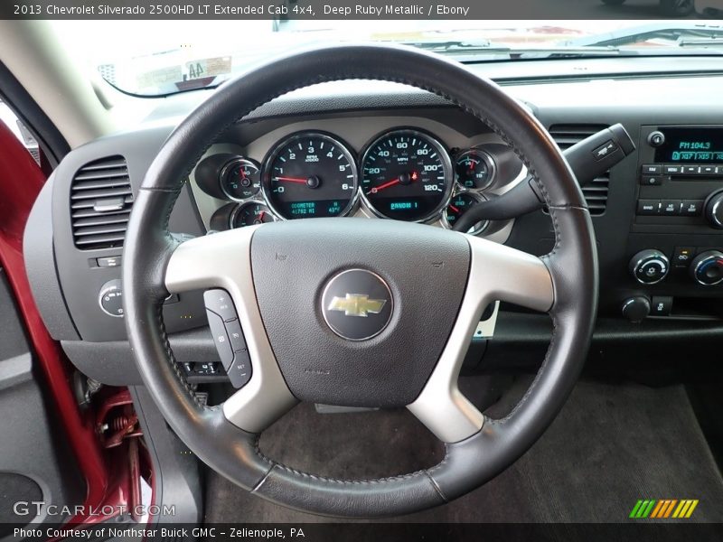 Deep Ruby Metallic / Ebony 2013 Chevrolet Silverado 2500HD LT Extended Cab 4x4