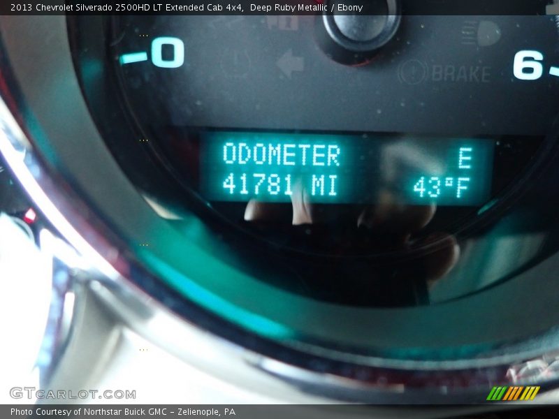 Deep Ruby Metallic / Ebony 2013 Chevrolet Silverado 2500HD LT Extended Cab 4x4