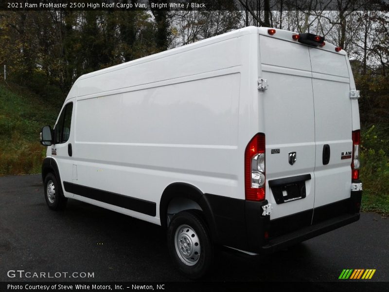 Bright White / Black 2021 Ram ProMaster 2500 High Roof Cargo Van