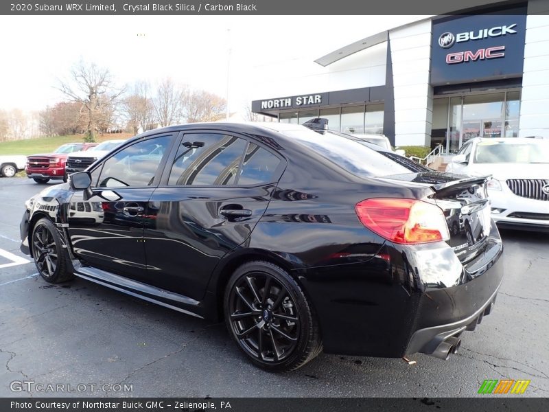 Crystal Black Silica / Carbon Black 2020 Subaru WRX Limited