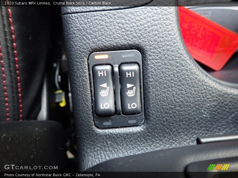 Controls of 2020 WRX Limited
