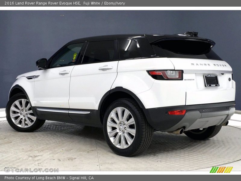 Fuji White / Ebony/Ivory 2016 Land Rover Range Rover Evoque HSE