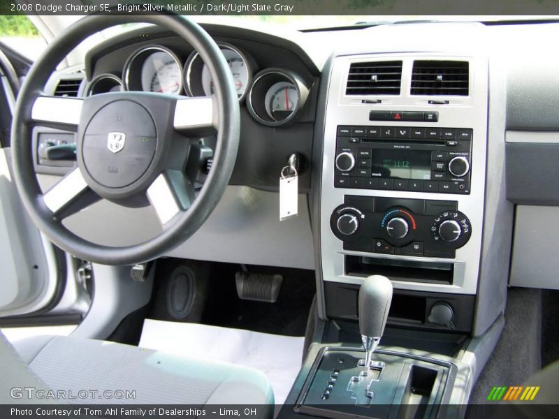 Bright Silver Metallic / Dark/Light Slate Gray 2008 Dodge Charger SE