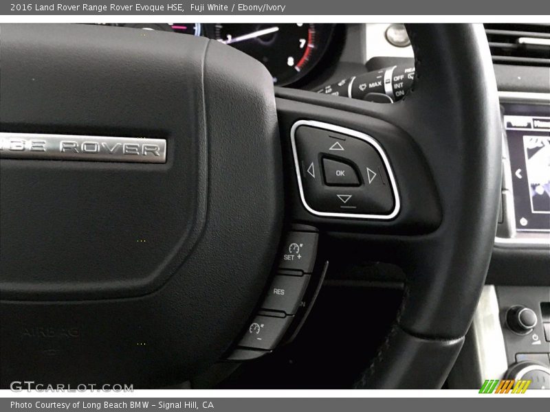 Fuji White / Ebony/Ivory 2016 Land Rover Range Rover Evoque HSE
