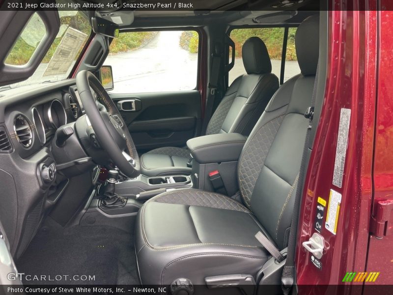 Front Seat of 2021 Gladiator High Altitude 4x4