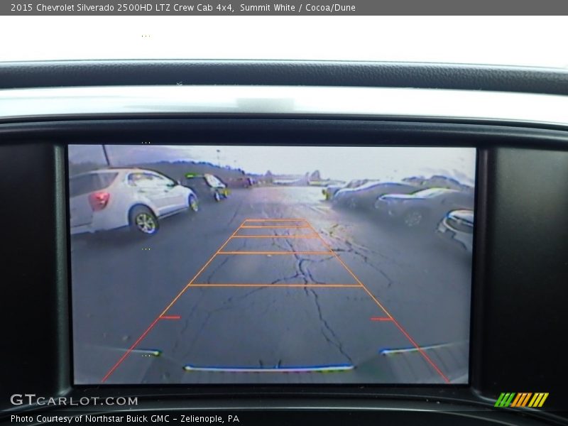 Summit White / Cocoa/Dune 2015 Chevrolet Silverado 2500HD LTZ Crew Cab 4x4
