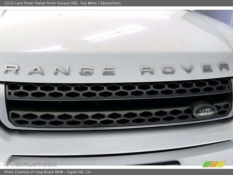 Fuji White / Ebony/Ivory 2016 Land Rover Range Rover Evoque HSE