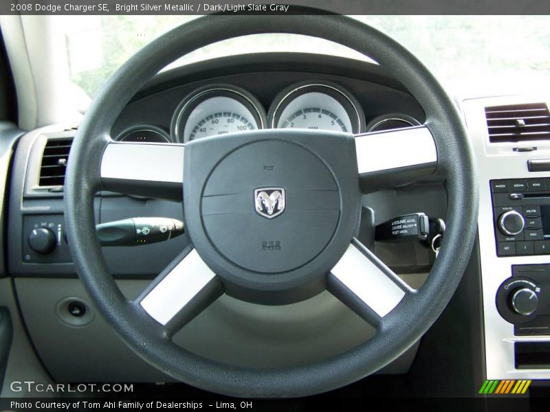 Bright Silver Metallic / Dark/Light Slate Gray 2008 Dodge Charger SE