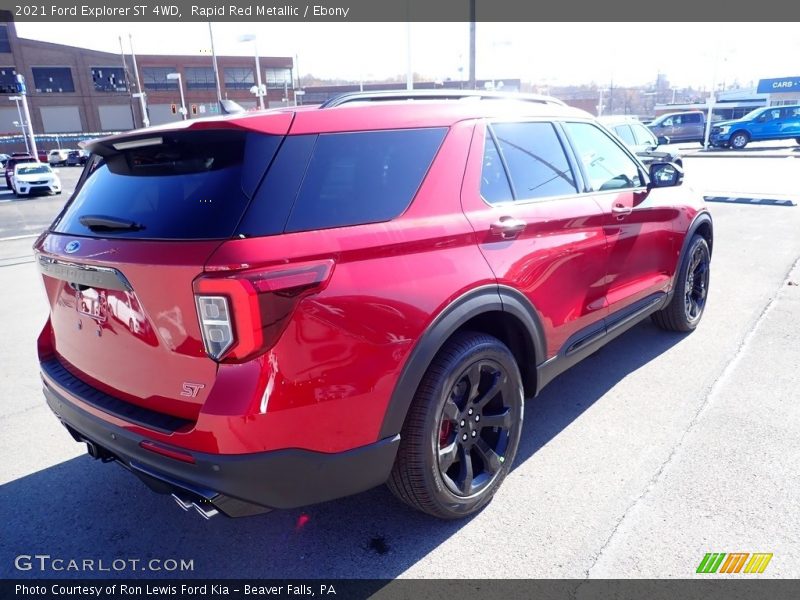 Rapid Red Metallic / Ebony 2021 Ford Explorer ST 4WD