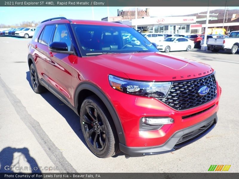 Front 3/4 View of 2021 Explorer ST 4WD
