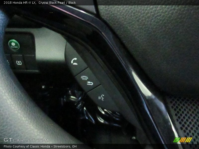 Crystal Black Pearl / Black 2018 Honda HR-V LX