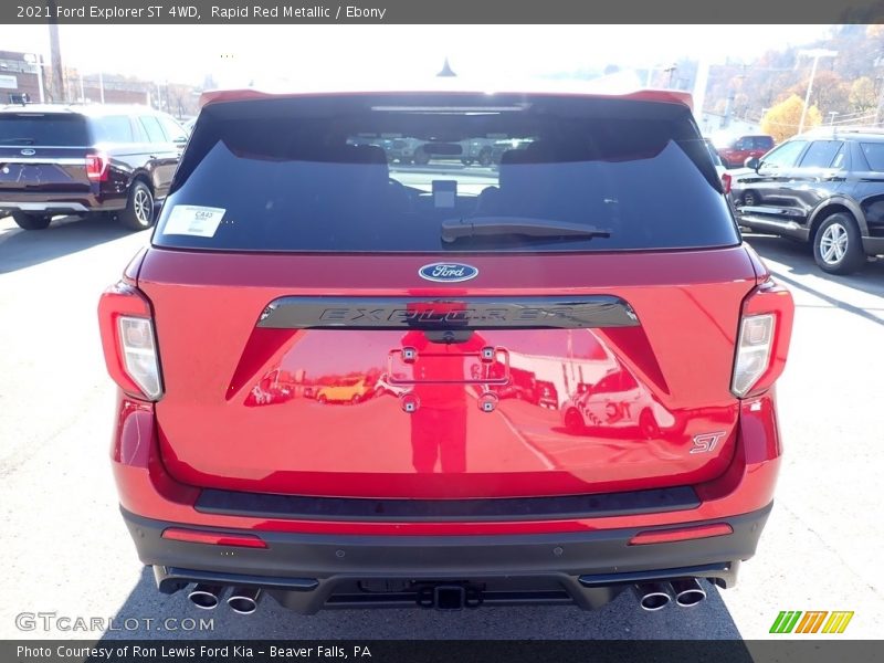 Rapid Red Metallic / Ebony 2021 Ford Explorer ST 4WD