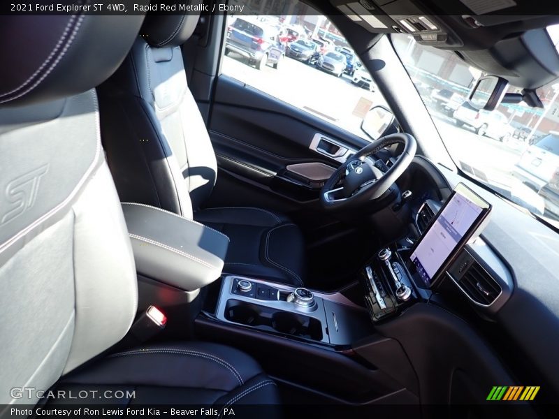 Rapid Red Metallic / Ebony 2021 Ford Explorer ST 4WD