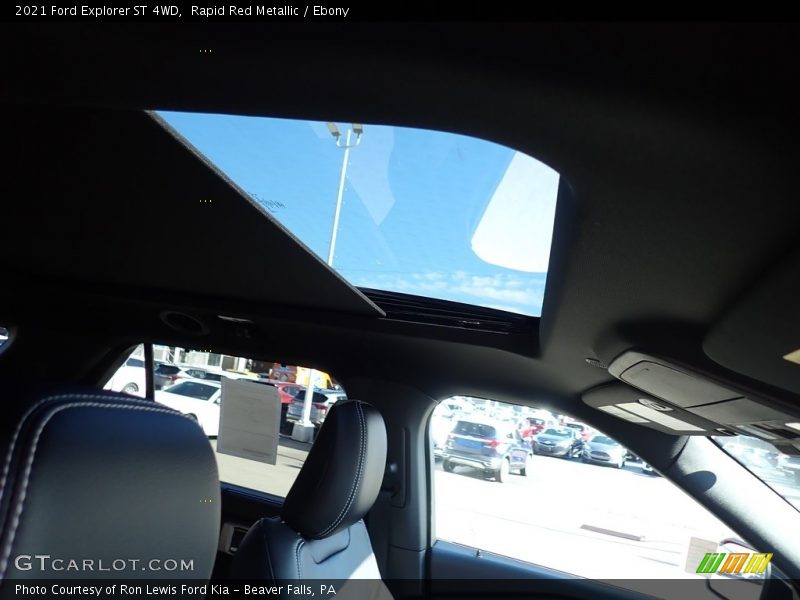 Rapid Red Metallic / Ebony 2021 Ford Explorer ST 4WD