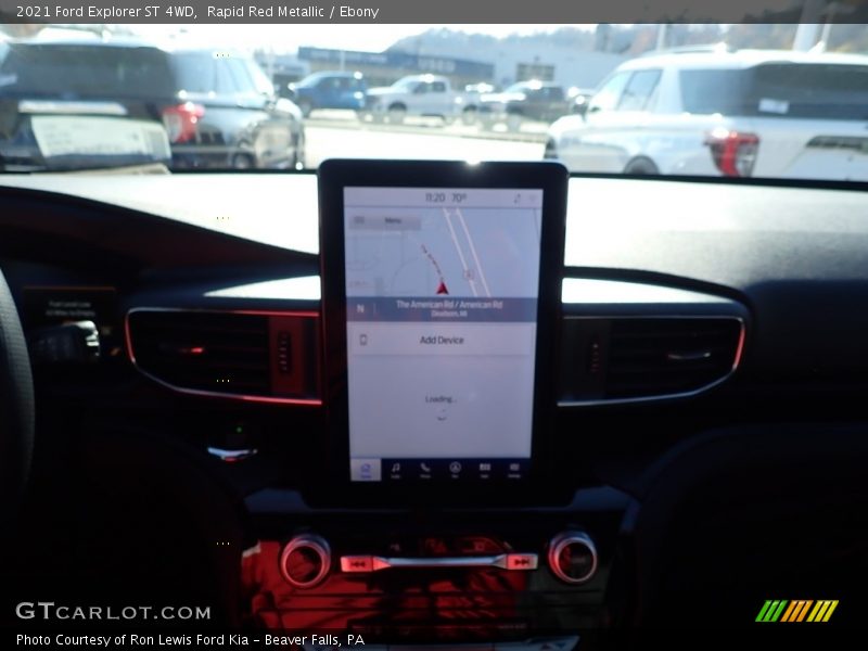 Rapid Red Metallic / Ebony 2021 Ford Explorer ST 4WD