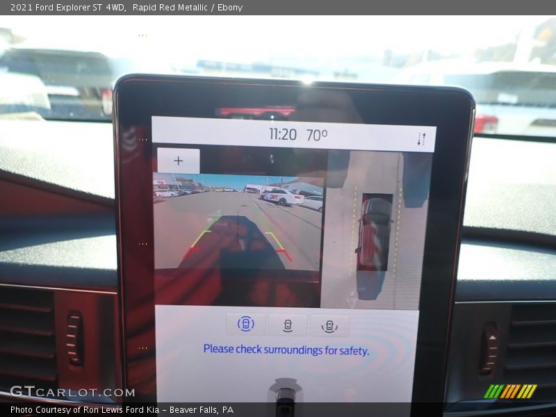 Rapid Red Metallic / Ebony 2021 Ford Explorer ST 4WD
