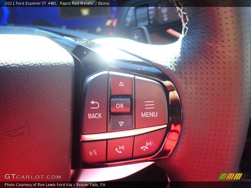  2021 Explorer ST 4WD Steering Wheel