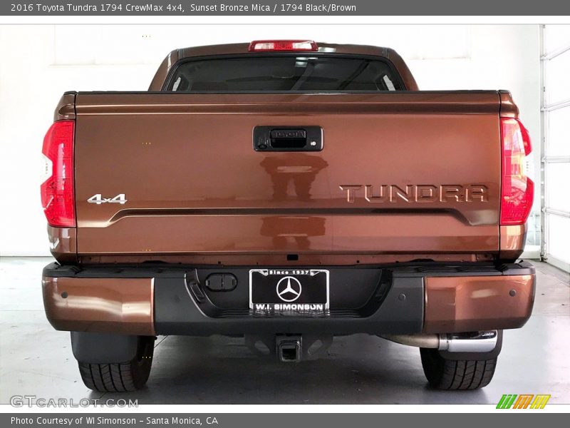 2016 Tundra 1794 CrewMax 4x4 Sunset Bronze Mica