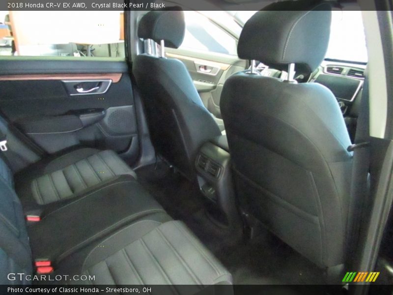 Crystal Black Pearl / Black 2018 Honda CR-V EX AWD