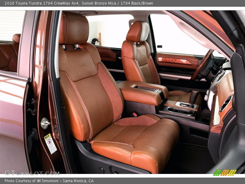 Front Seat of 2016 Tundra 1794 CrewMax 4x4