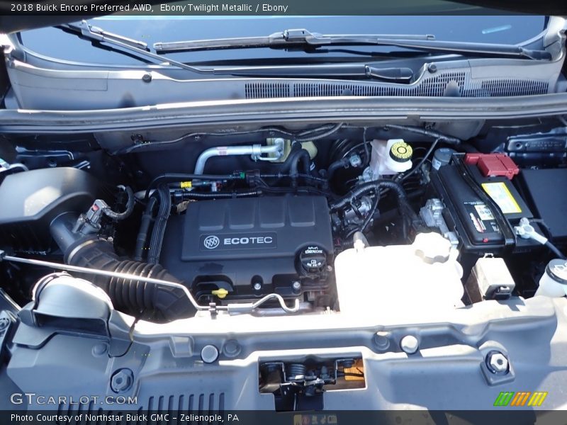 Ebony Twilight Metallic / Ebony 2018 Buick Encore Preferred AWD