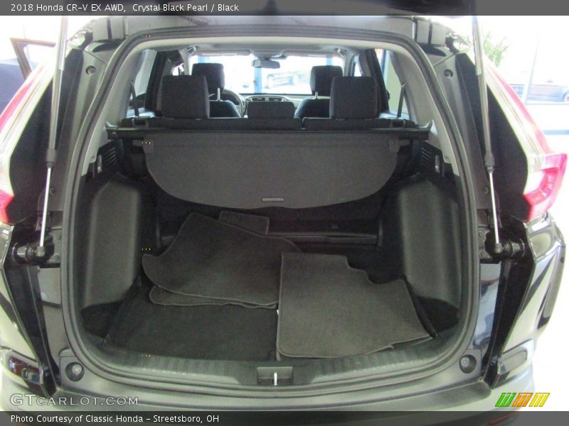 Crystal Black Pearl / Black 2018 Honda CR-V EX AWD