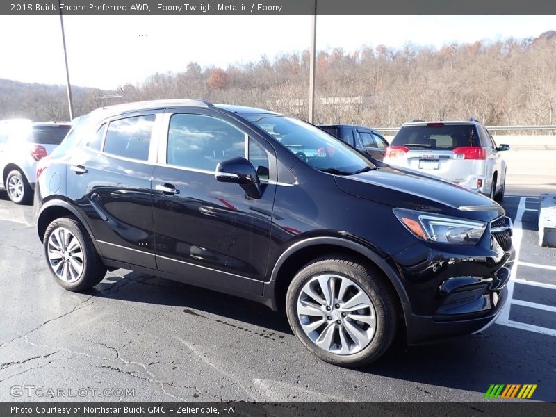 Ebony Twilight Metallic / Ebony 2018 Buick Encore Preferred AWD