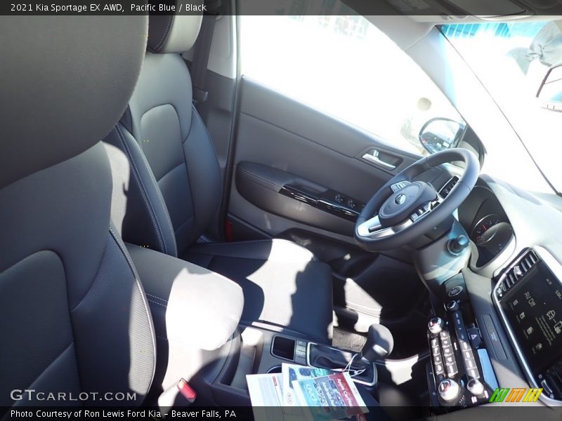 Pacific Blue / Black 2021 Kia Sportage EX AWD