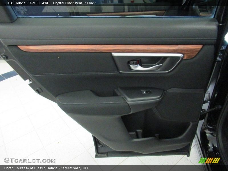 Crystal Black Pearl / Black 2018 Honda CR-V EX AWD