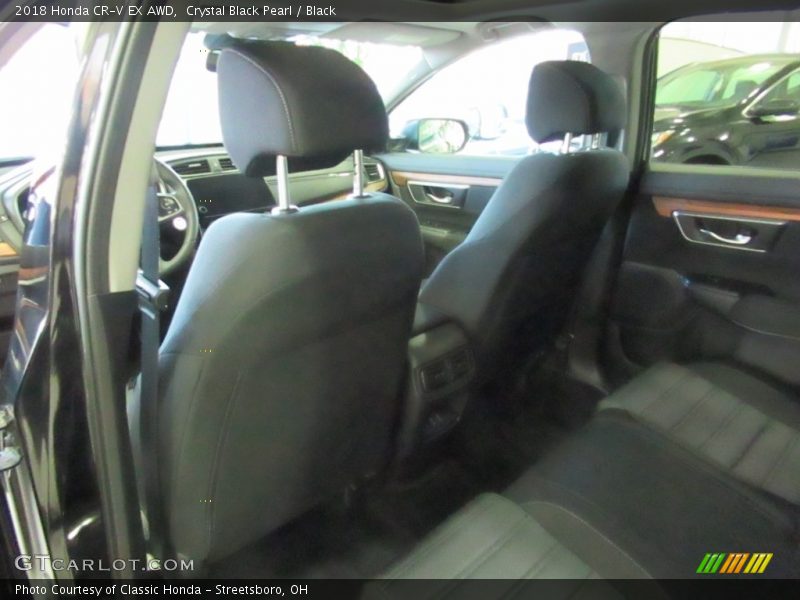 Crystal Black Pearl / Black 2018 Honda CR-V EX AWD