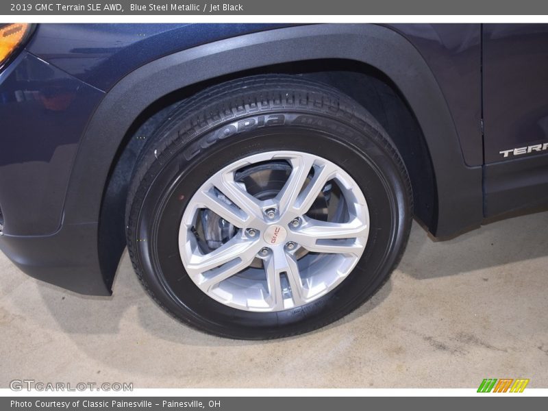 Blue Steel Metallic / Jet Black 2019 GMC Terrain SLE AWD