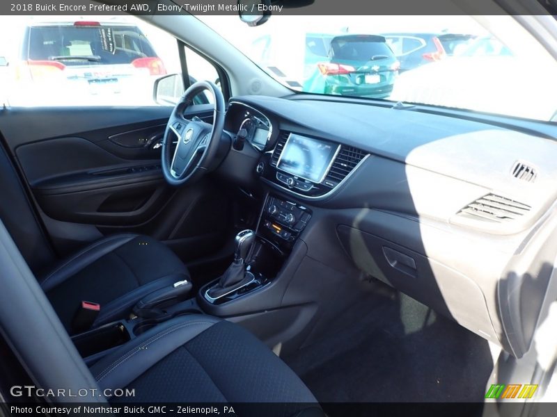 Ebony Twilight Metallic / Ebony 2018 Buick Encore Preferred AWD