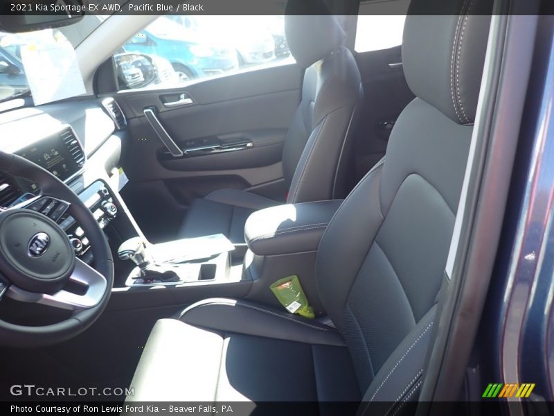 Pacific Blue / Black 2021 Kia Sportage EX AWD