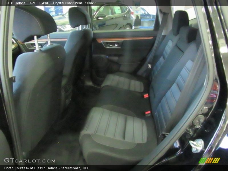 Crystal Black Pearl / Black 2018 Honda CR-V EX AWD