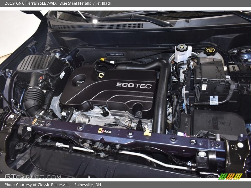 Blue Steel Metallic / Jet Black 2019 GMC Terrain SLE AWD