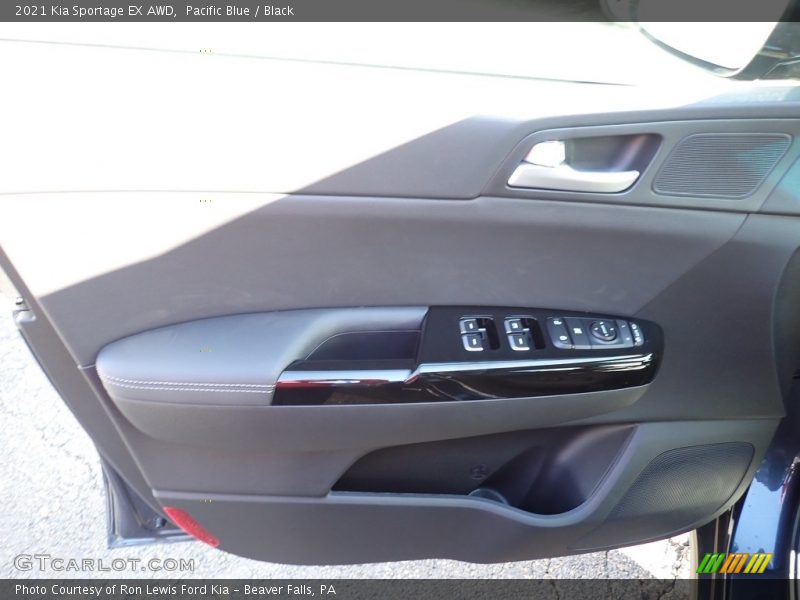 Pacific Blue / Black 2021 Kia Sportage EX AWD