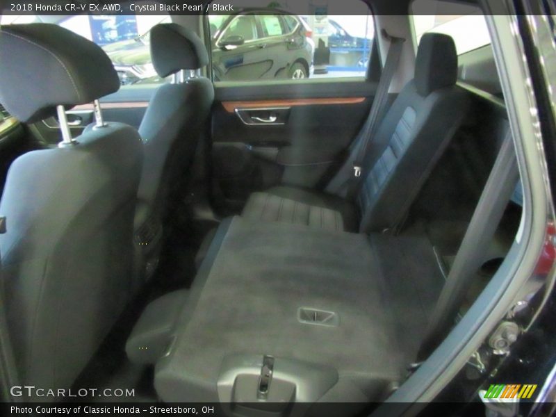 Crystal Black Pearl / Black 2018 Honda CR-V EX AWD