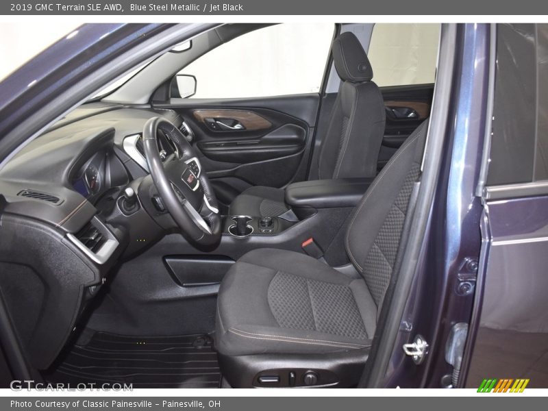 Blue Steel Metallic / Jet Black 2019 GMC Terrain SLE AWD