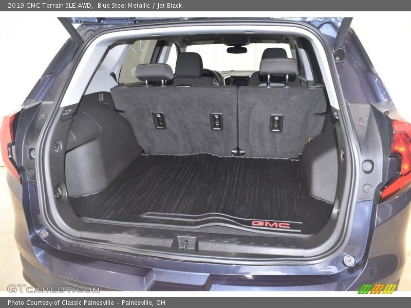 Blue Steel Metallic / Jet Black 2019 GMC Terrain SLE AWD