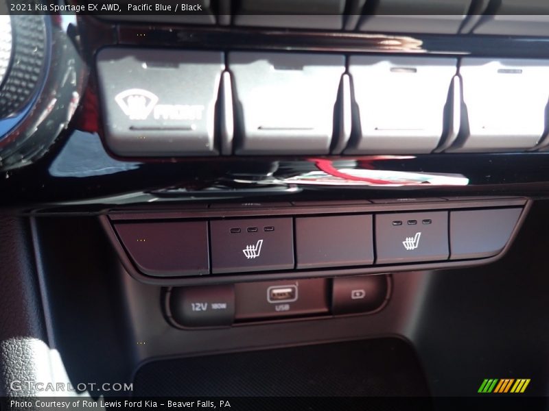 Pacific Blue / Black 2021 Kia Sportage EX AWD