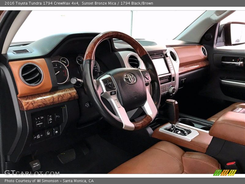 Sunset Bronze Mica / 1794 Black/Brown 2016 Toyota Tundra 1794 CrewMax 4x4